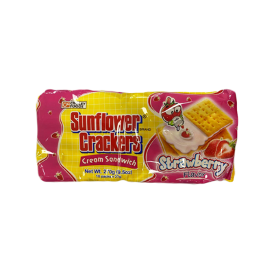 Croley Foods Sunflower Crackers Strawberry 270g
