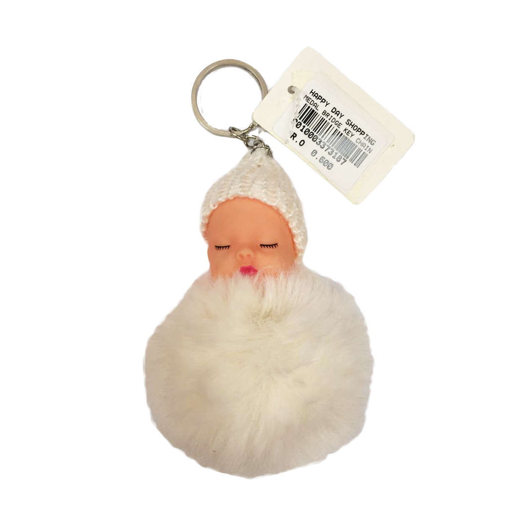Keychain Baby - White
