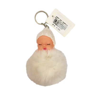 Keychain Baby - White