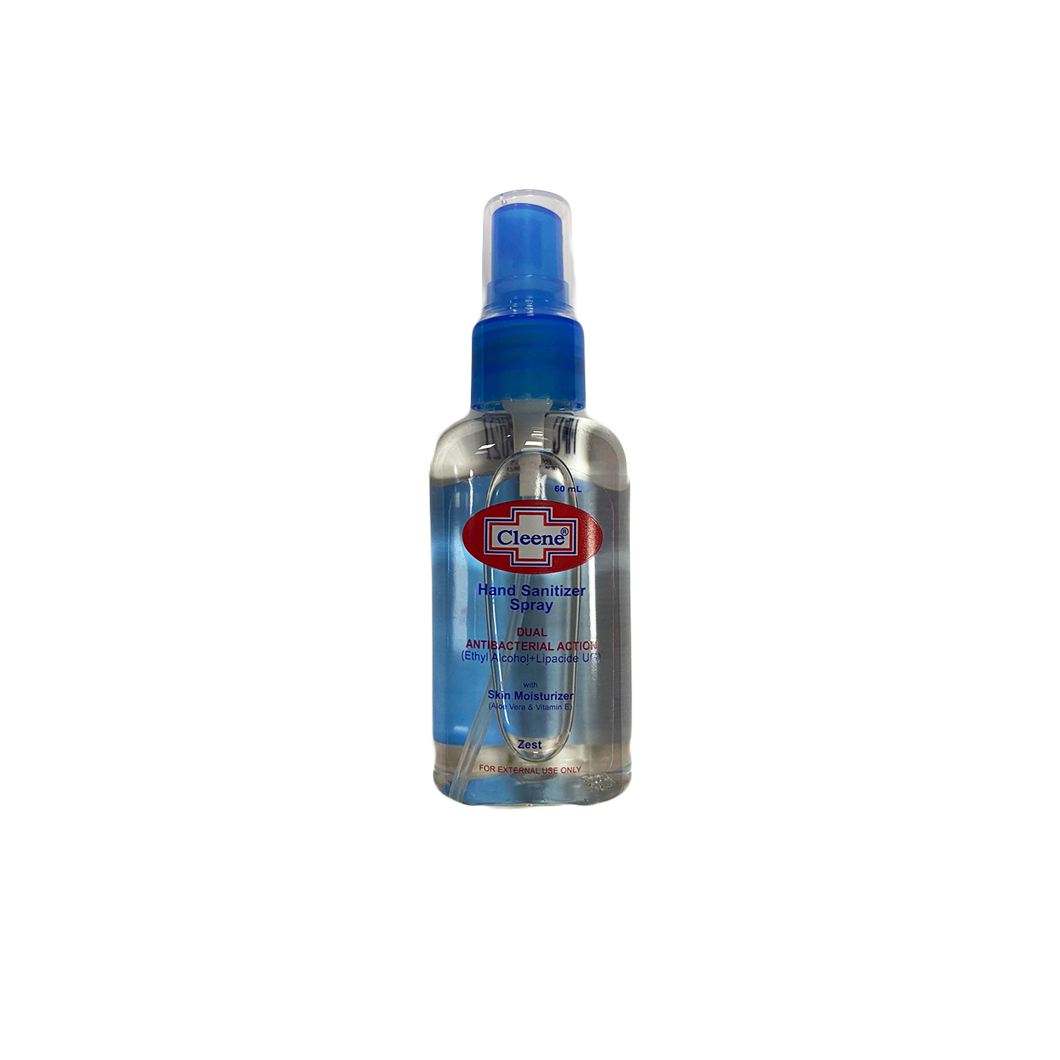 Cleene Hand Sanitizer Spray Zest (Blue) 60ml