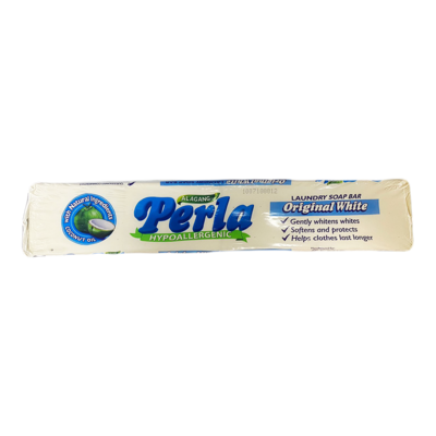 Perla Hypoallergenic Laundry Soap Bar (Original White) Big 380g