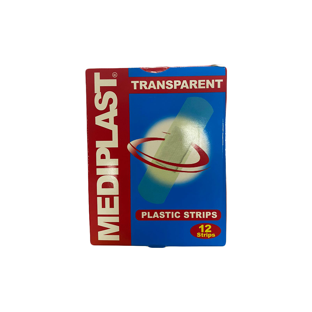 Mediplast Transparent Band Aid (12strips)