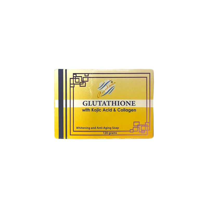 Porcelana Glutathione with Kojic Acid & Collagen Soap 120g