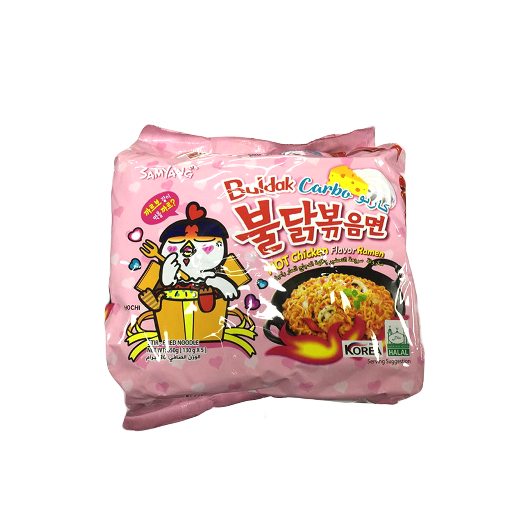 Samyang Buldak Hot Chicken Ramen PACK (5pc) (Pink)