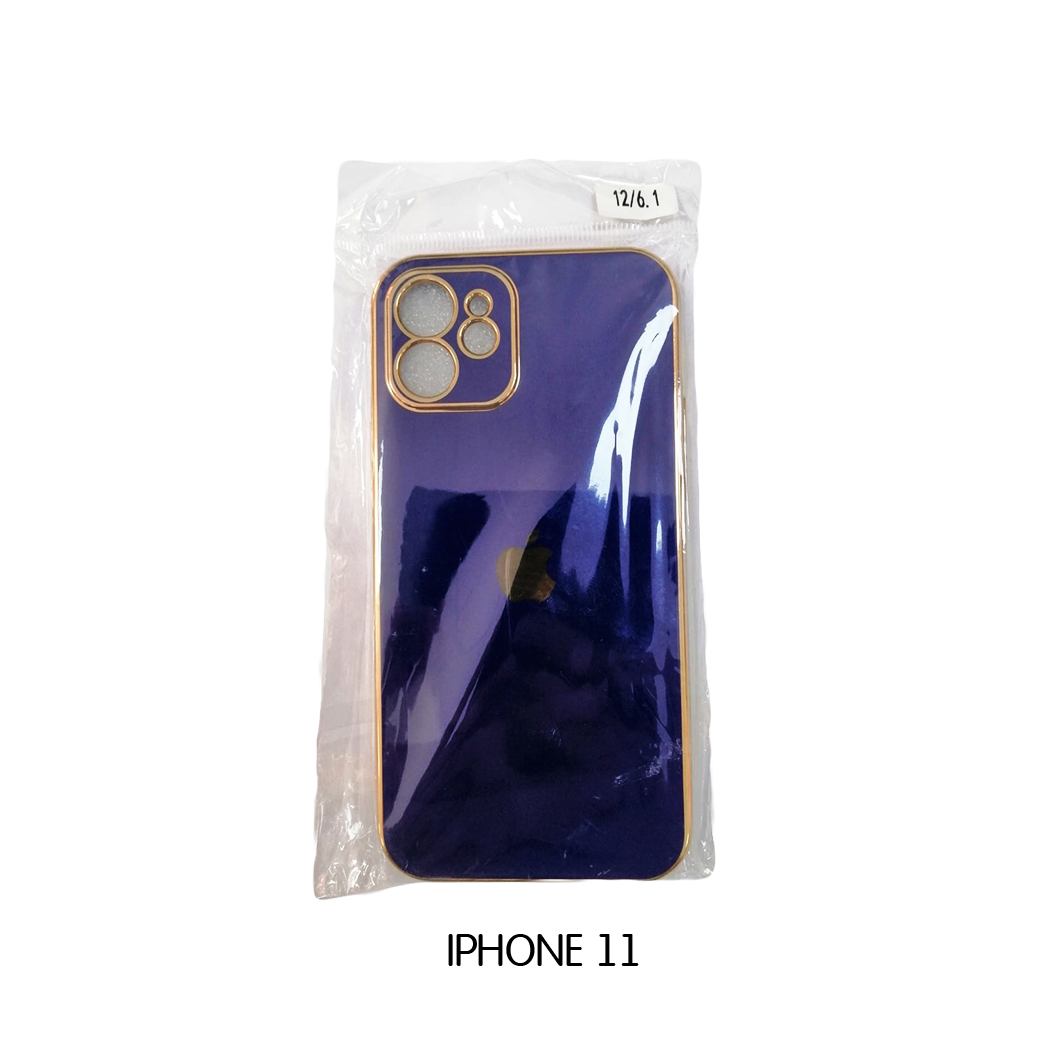 Iphone Case 11 - Violet with Gold Lining