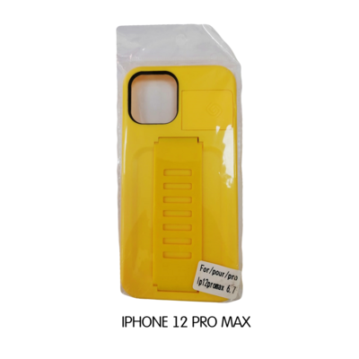 Iphone Case 12 Pro - Yellow With Phone Holder