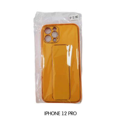 Iphone Case 12 Pro - Yellow with Gold Lining