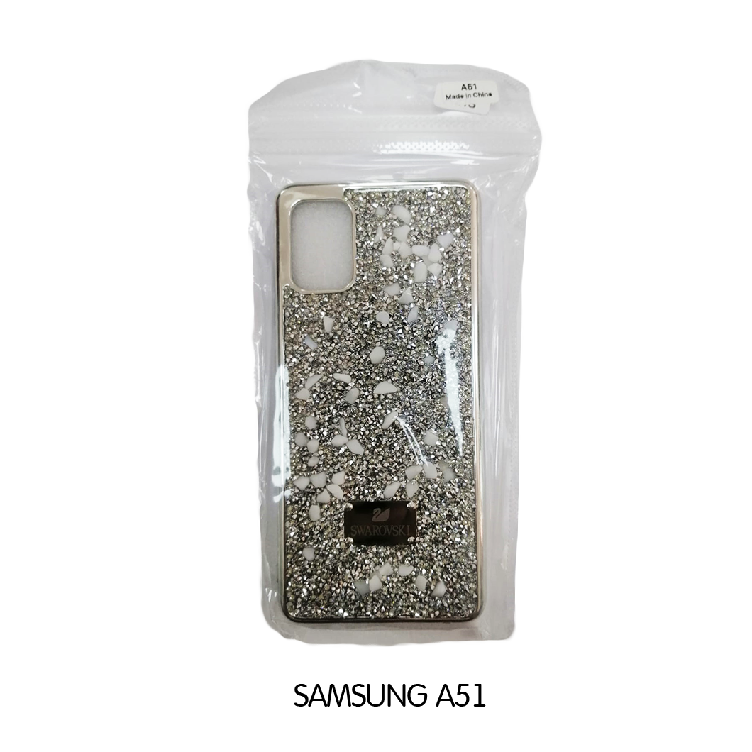 Samsung Case - A51 - Swarovski White
