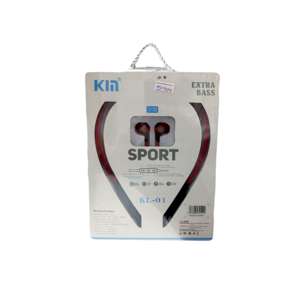 Bluetooth Earphones - Kin Sport Extra Bass KL-O1
