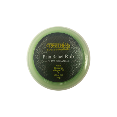 Creations Spa Essentials Pain Relief Rub (Oliva Organica) 50g