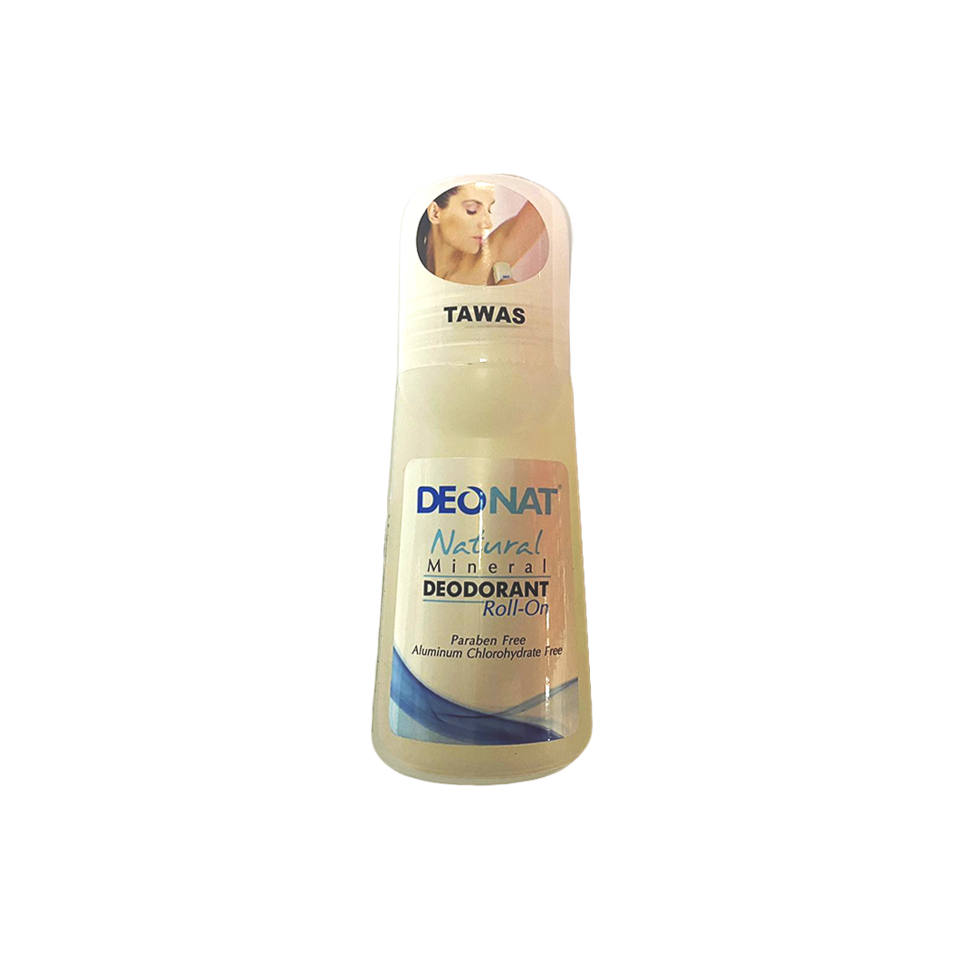 Deonat Natural Mineral Deodorant Roll On (Tawas) 65ml