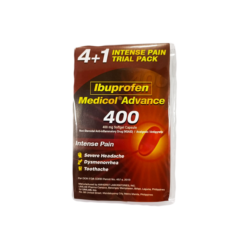 Ibuprofen Medicol Advance 400mg 4+1