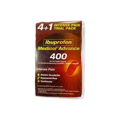 Ibuprofen Medicol Advance 400mg 4+1