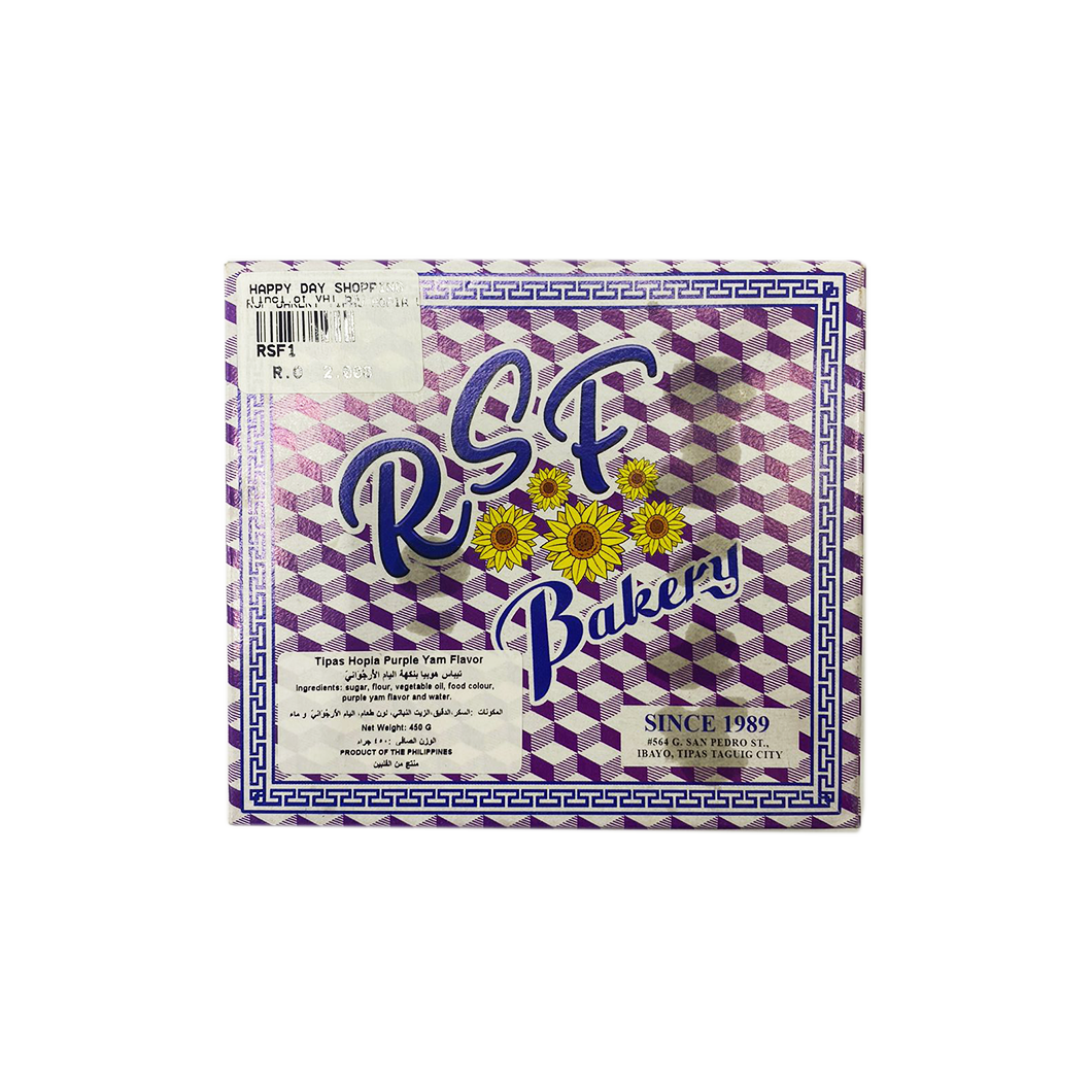 RSF Bakery Tipas Hopia Purple Yam Flavor (Ube) 10pcs