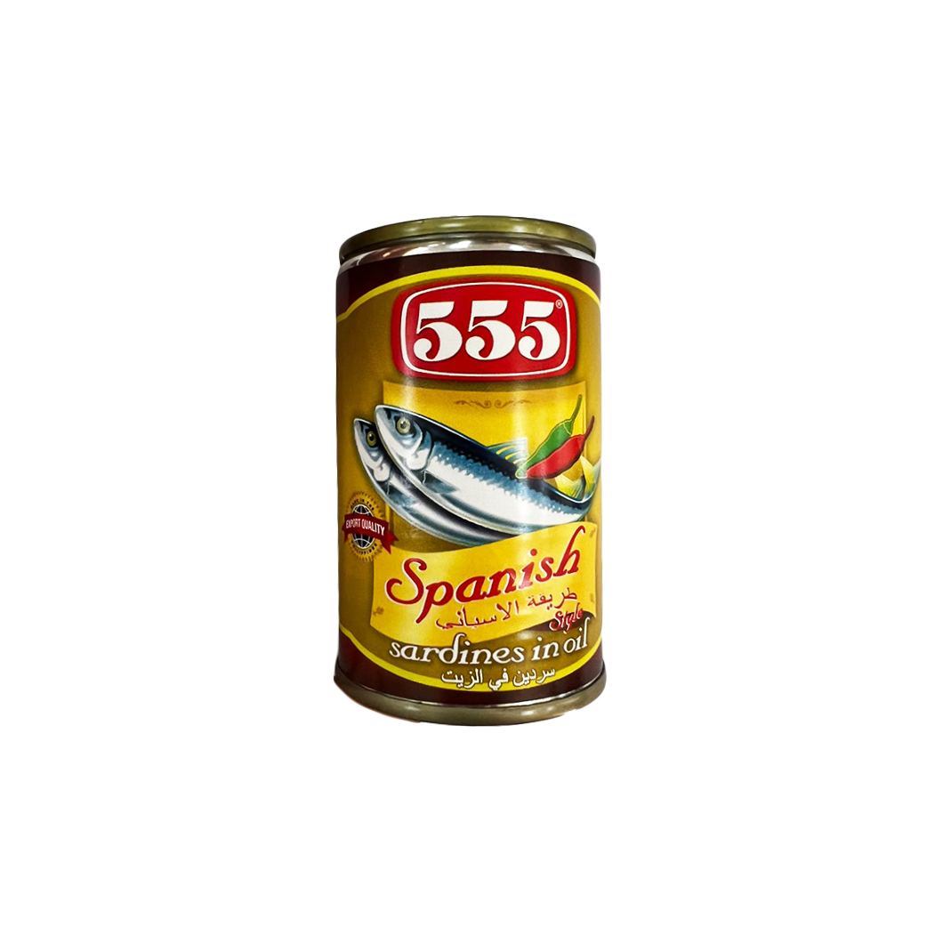 555 Spanish Sardines in Oil 155g