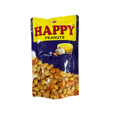 Happy Peanuts with Real Garlic Chips 100g