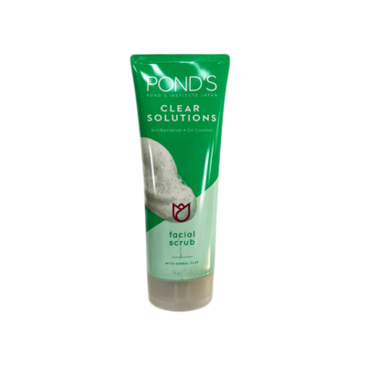 Ponds Clear Solutions Facial Scrub with Herbal Clay