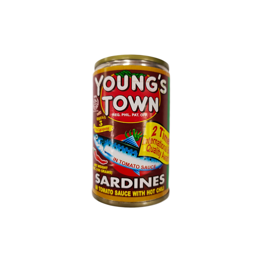 Young&#39;s Town Sardines - Hot Chili 155g