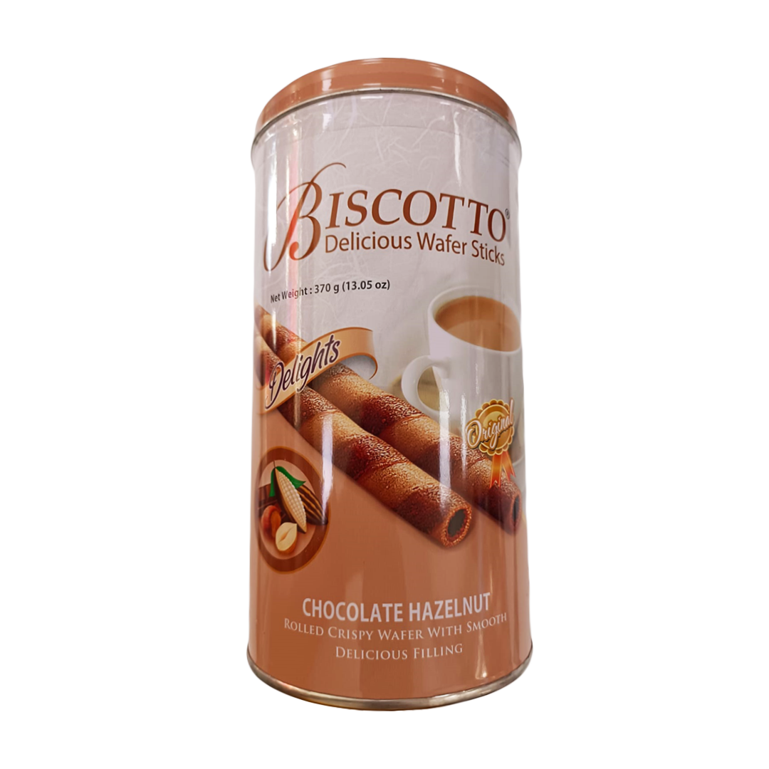 Biscotto Delicious Wafer Sticks 370g Chocolate Hazelnut