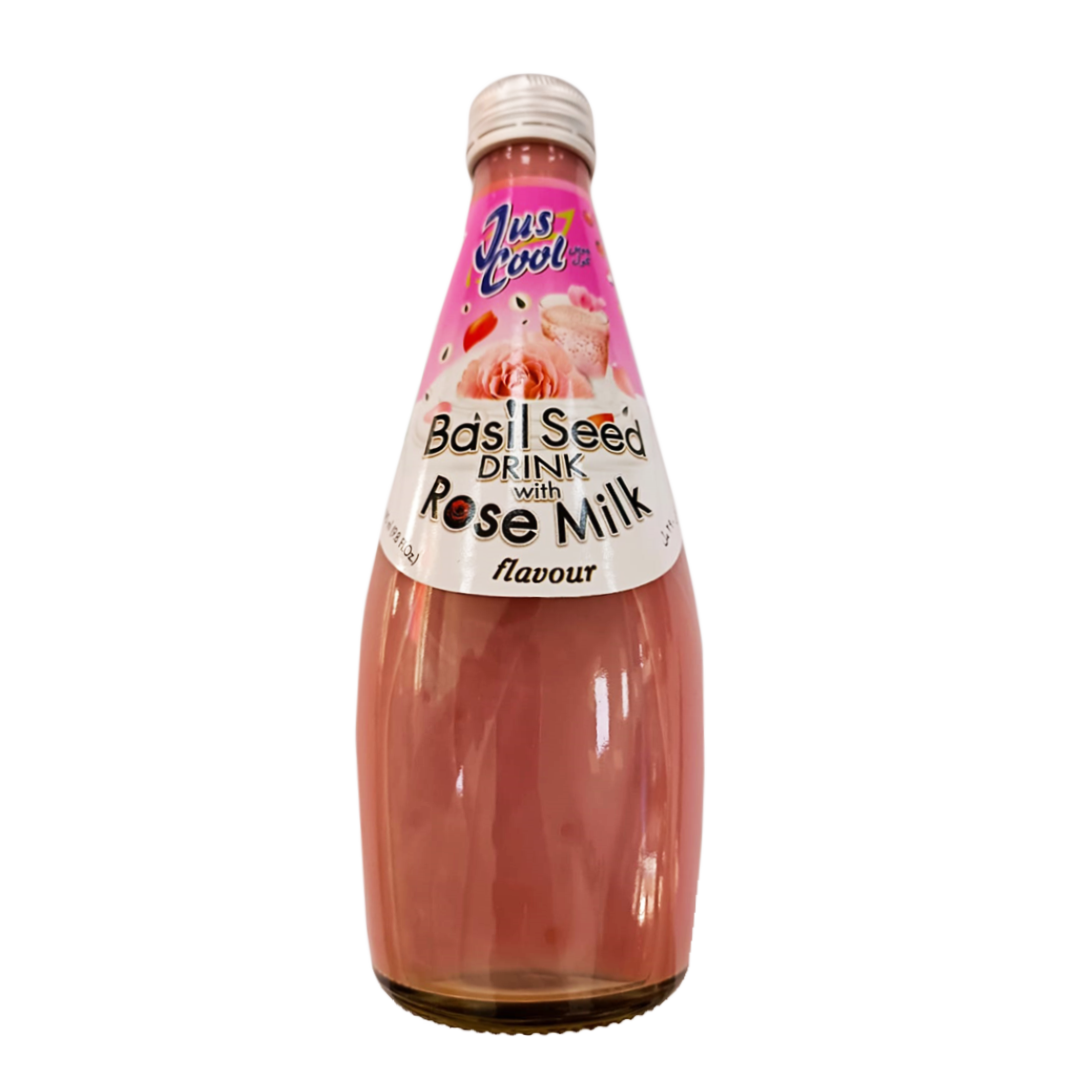 Jus Cool Basil Seed Drink with Rose Milk Flavour