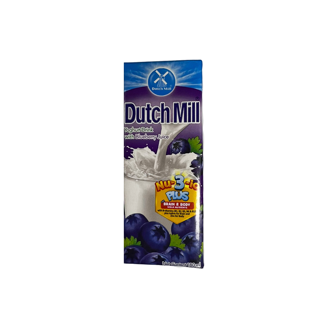 Dutch Mill Yoghurt Drink with Blueberry 180ml