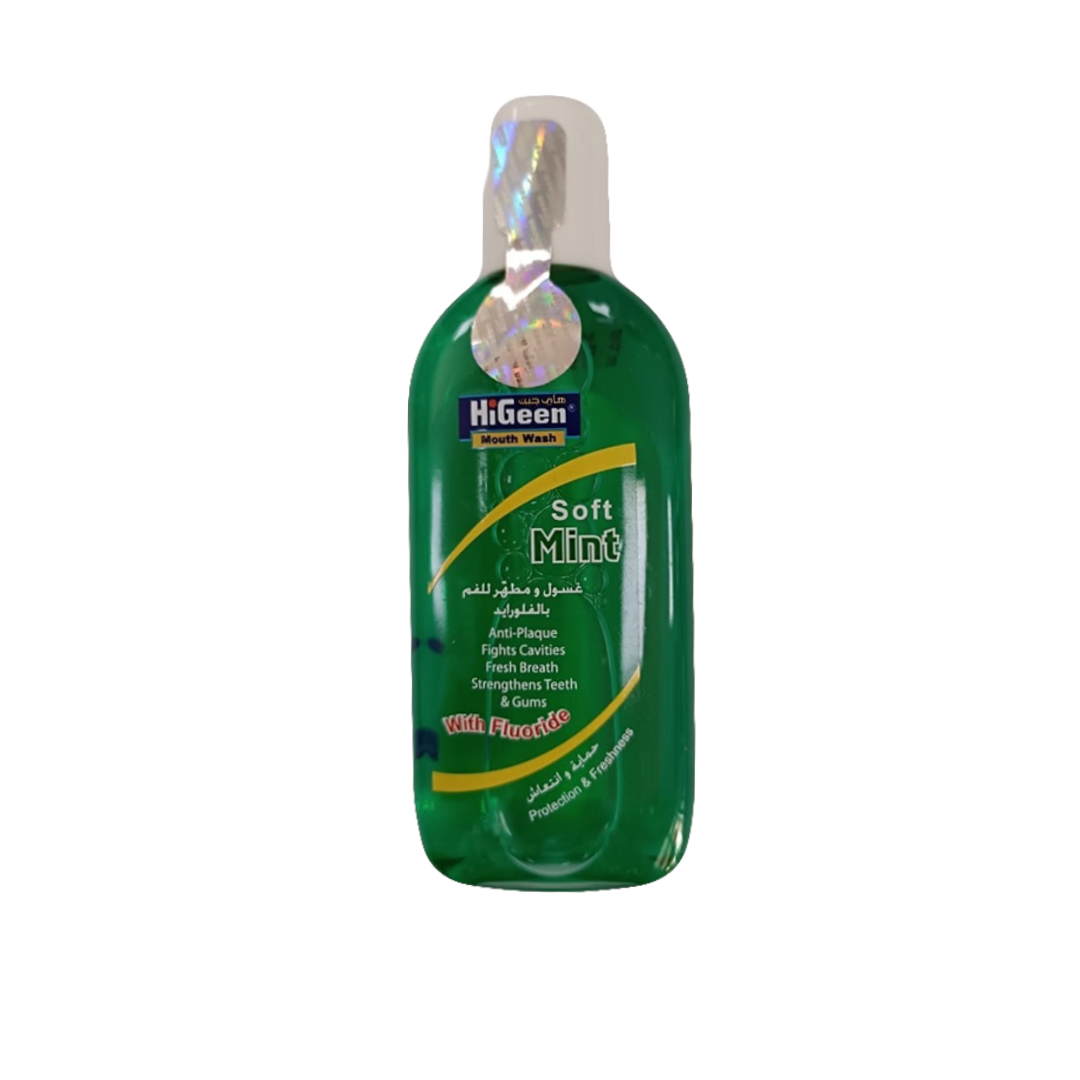 Higeen Mouth Wash Soft Mint with Flouride
