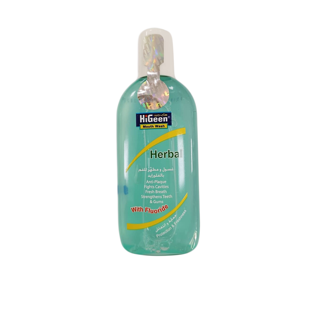 Higeen Mouth Wash Herbal with Flouride