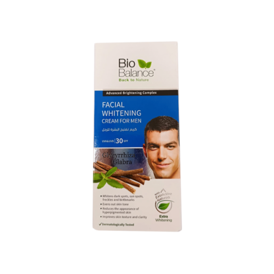 Bio Balance Facial Whitening Cream for Men 30SPF