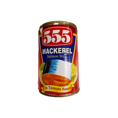 555 MACKEREL SALMON STYLE IN TOMATO 425G