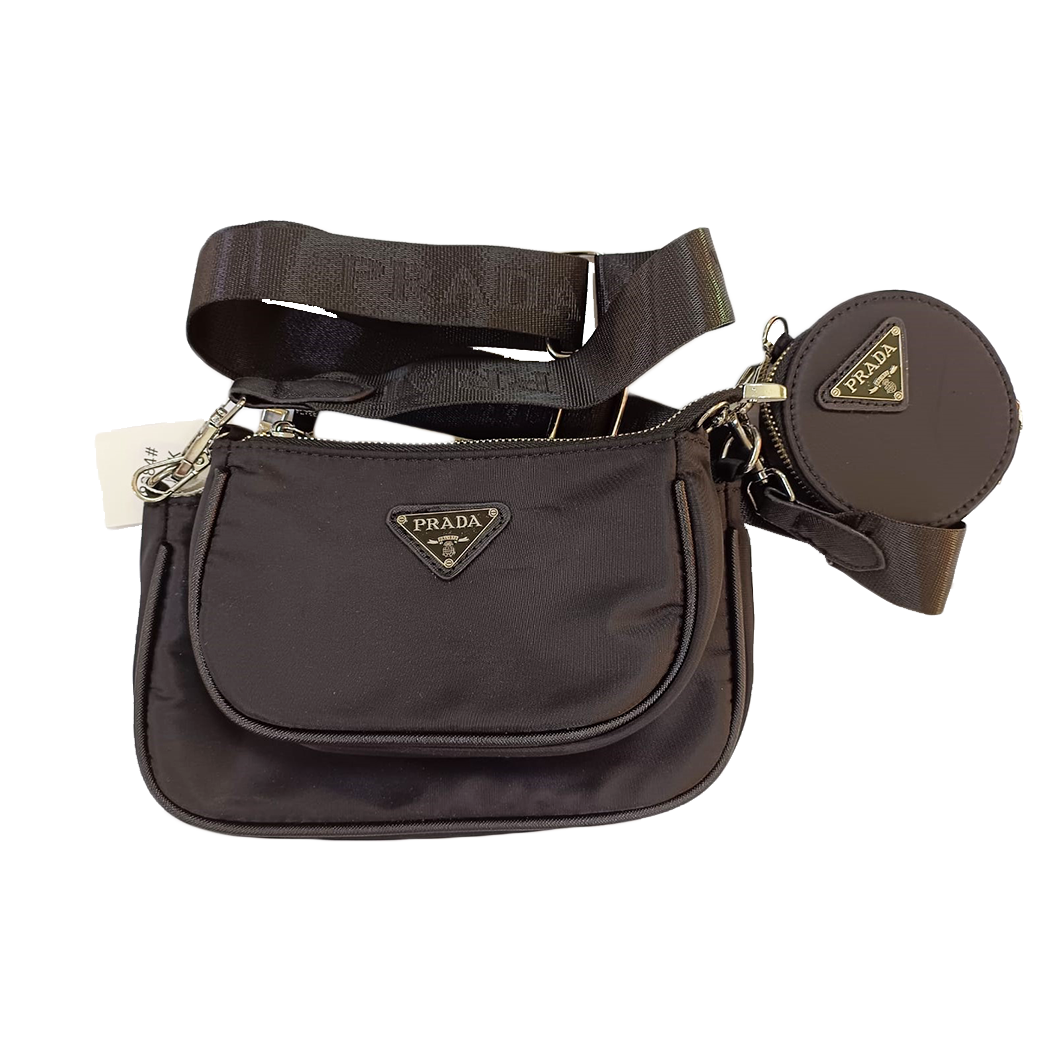 Bag - Prada Dark Brown with wallet