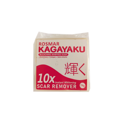 Rosmar Kagayaku Bleaching Whipped Soap 10x Instant Whitening Scar Remover 70g