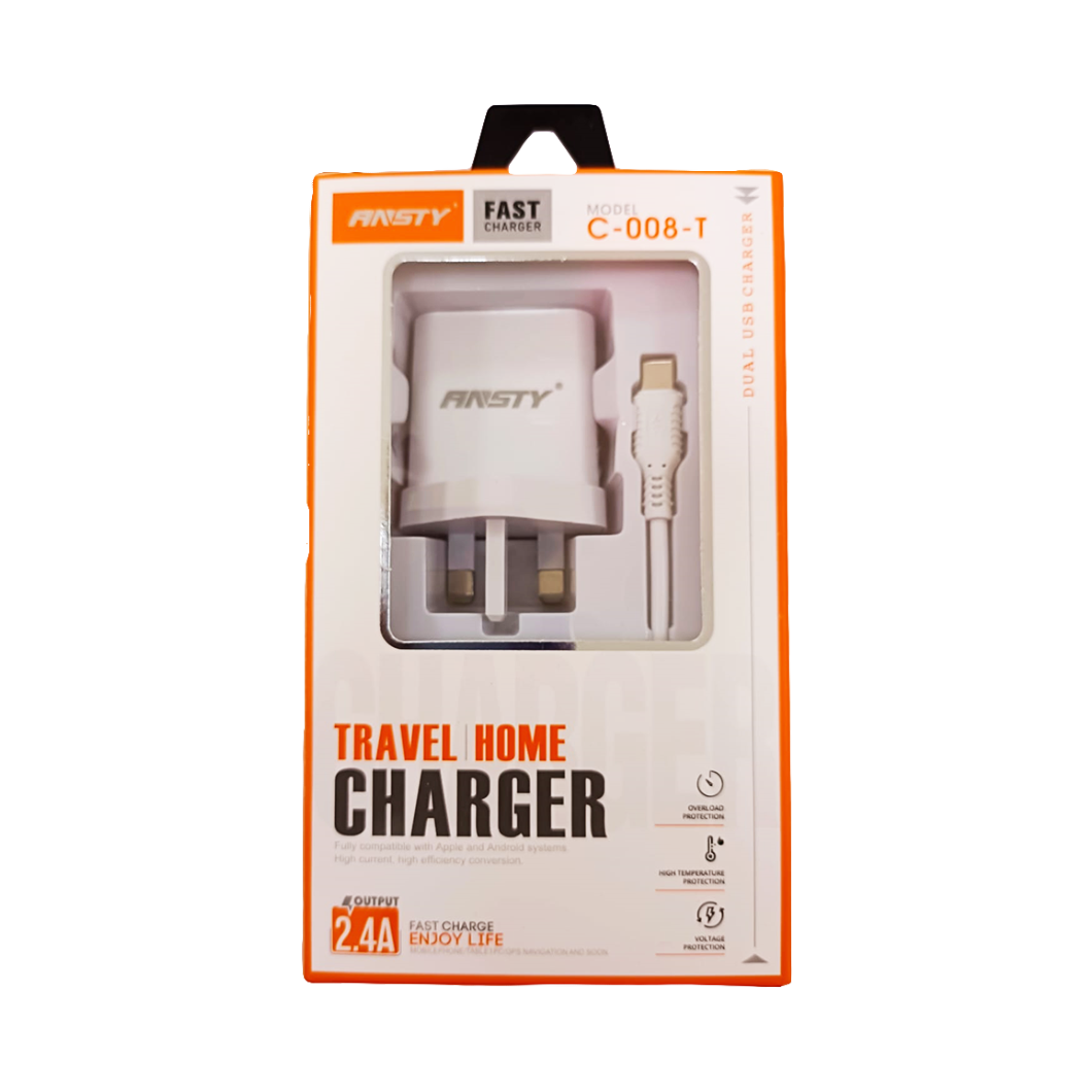 Travel Home Charger (Type C)