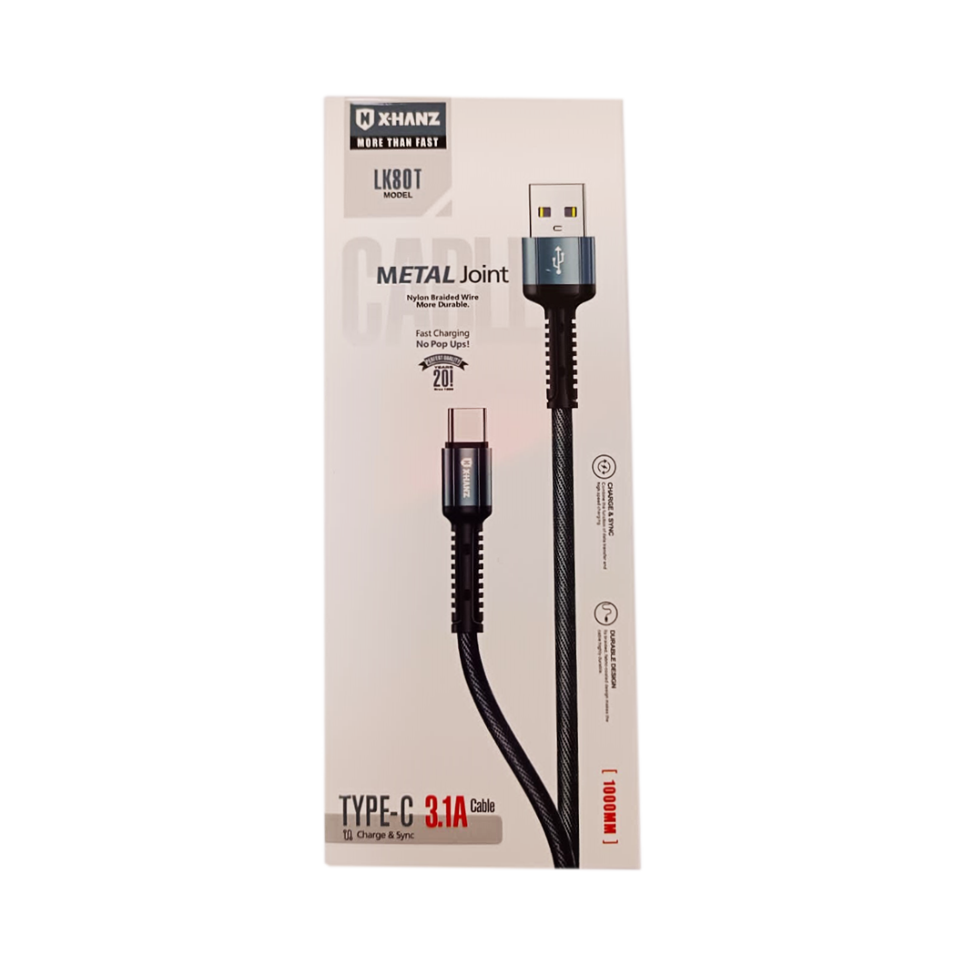 X-hanz USB Cable Type C