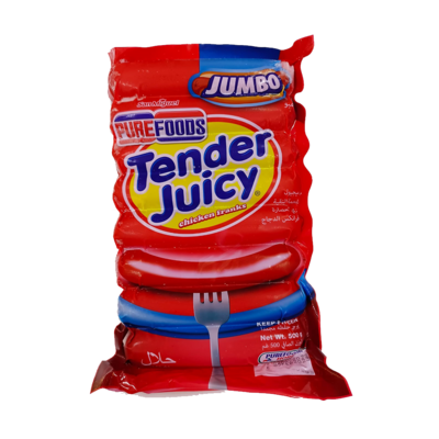 Purefoods Tender Chicken Juicy Hotdog (Jumbo) 500g
