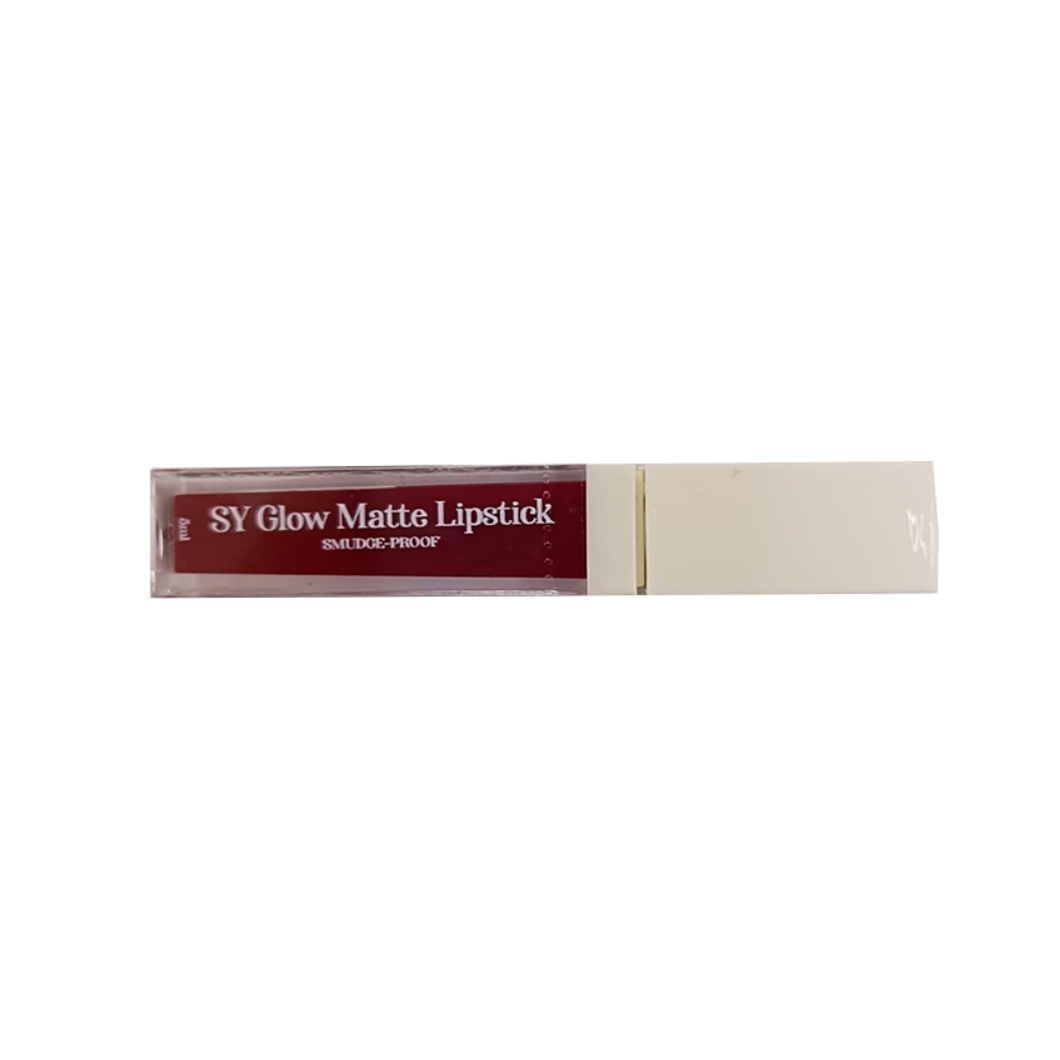 SY Glow Matte Lipstick 1 (Scarlet)