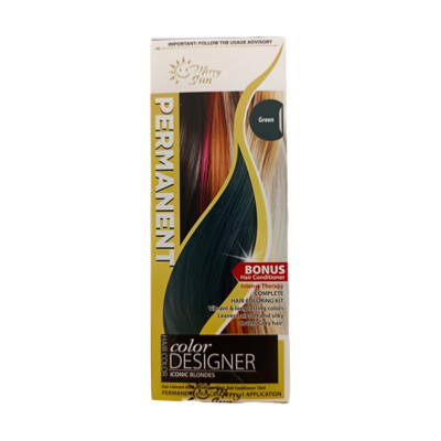 Merry Sun Permanent Hair Color - Green