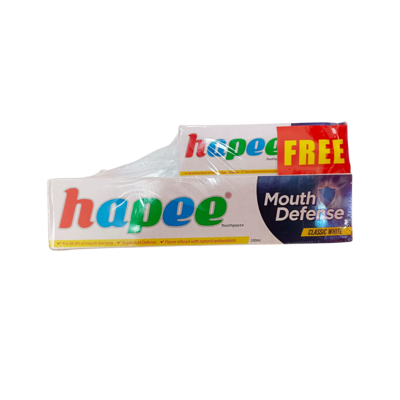 Hapee Mouth Defense Toothpaste 100ml + 50ml