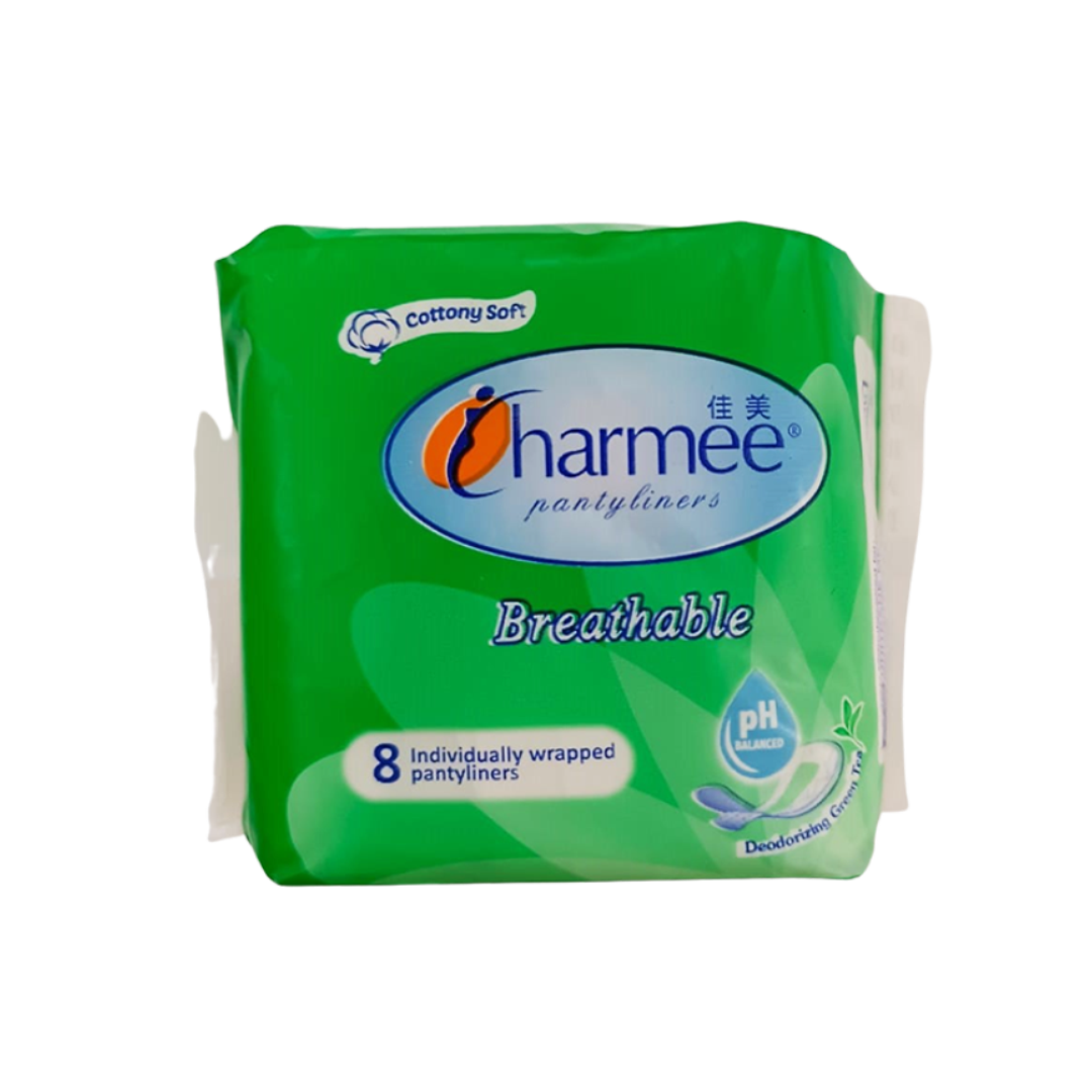 Charmee Breathable Pantyliners- 8 Pads