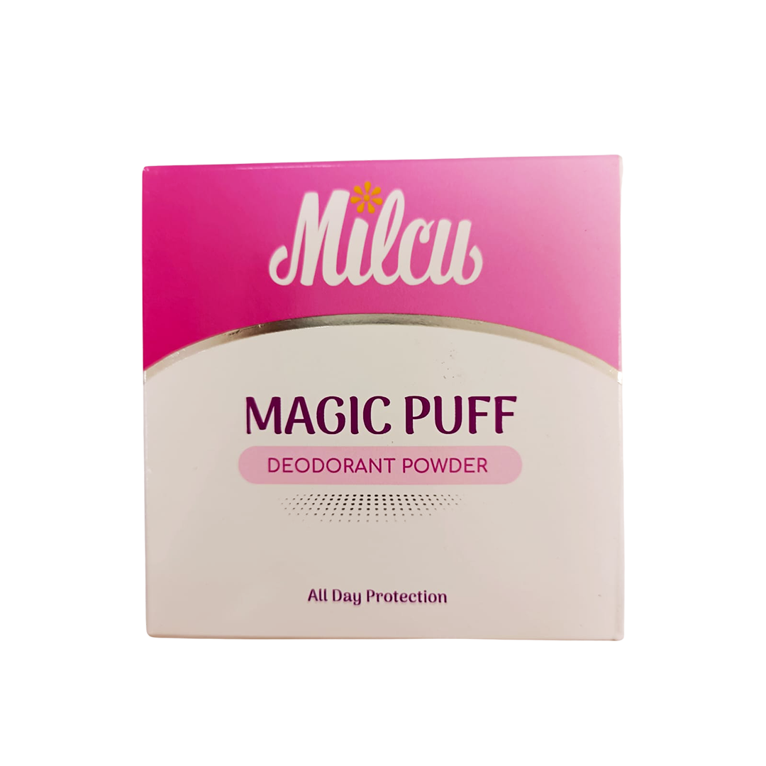Milcu Magic Puff Deodorant Powder All Day Protection 40g