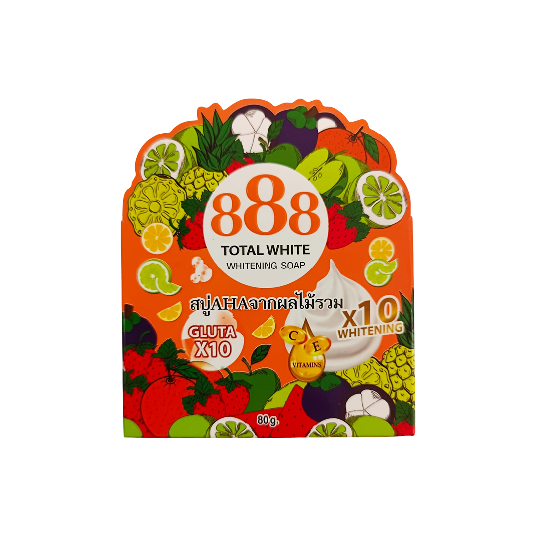 888 Total White Whitening Soap 80g
