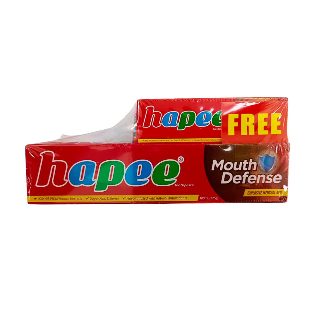 Hapee Mouth Defense Toothpaste Red