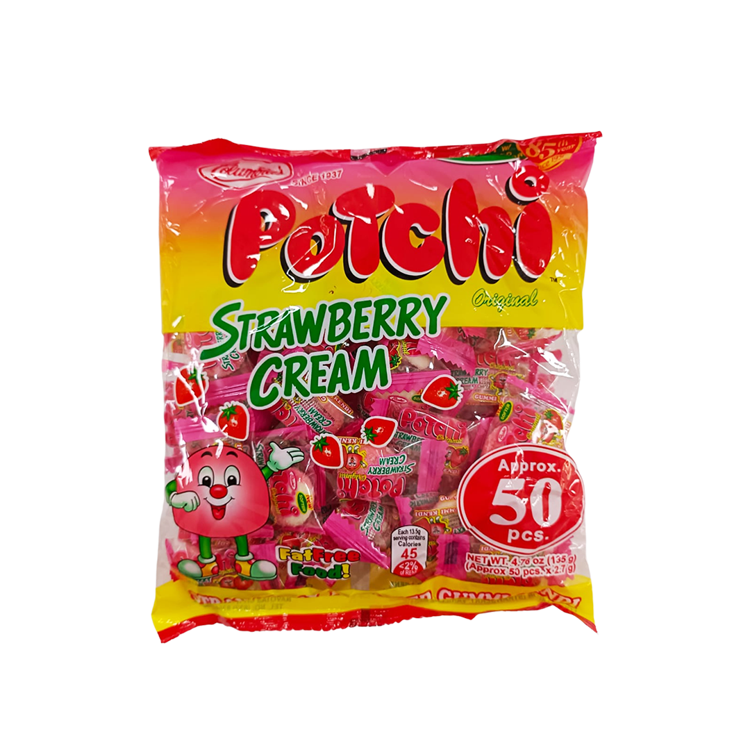 Potchi Strawberry Cream 50pcs 135g