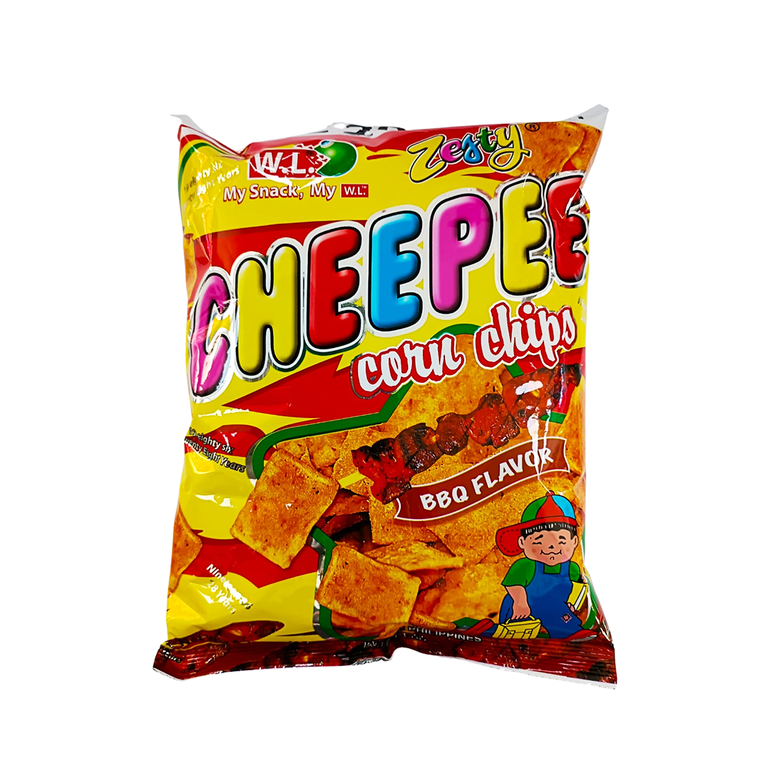 WL Cheepee Corn Chips BBQ Flavor 120g