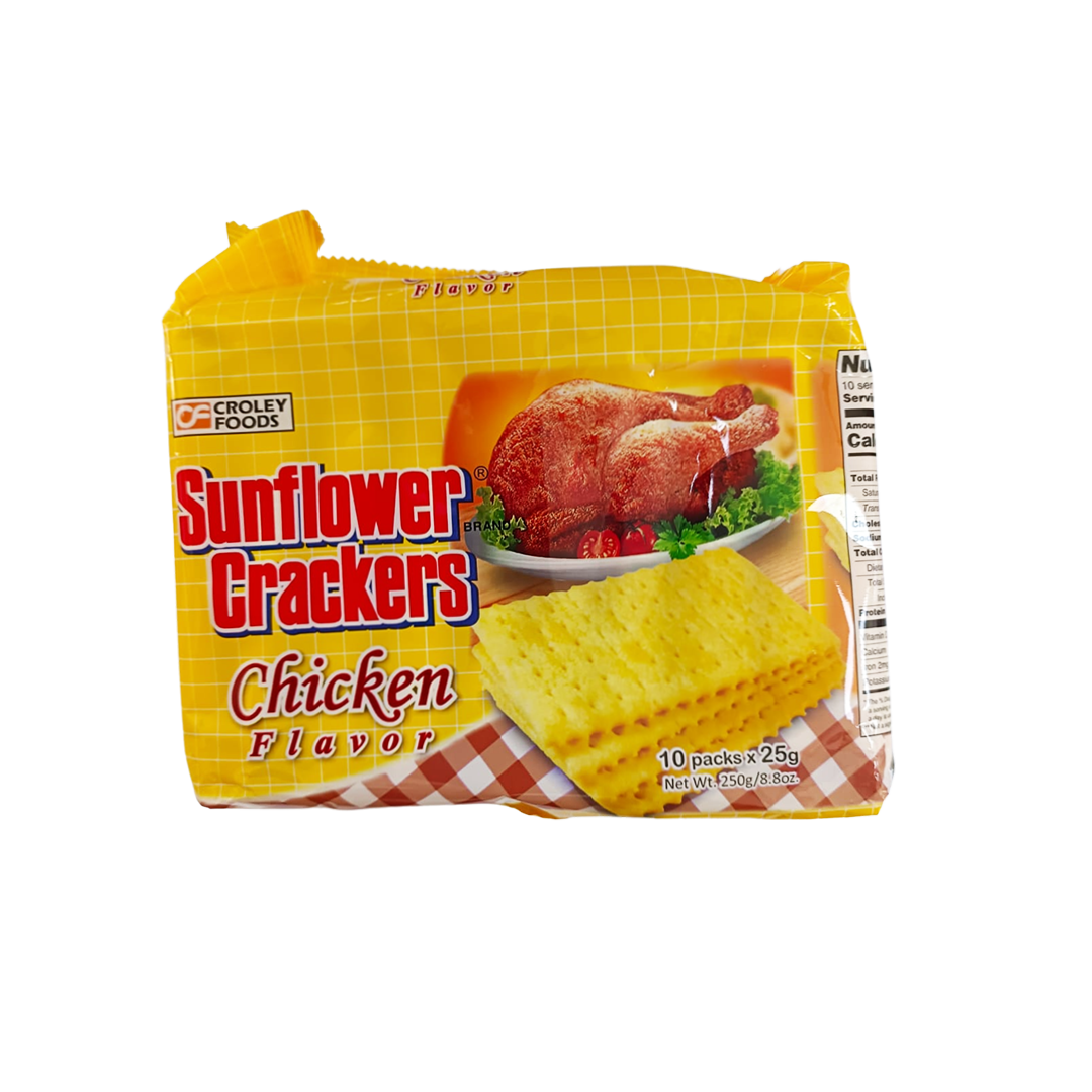 Croley Foods Sunflower Crackers Chicken Flavor 10packs x 25g