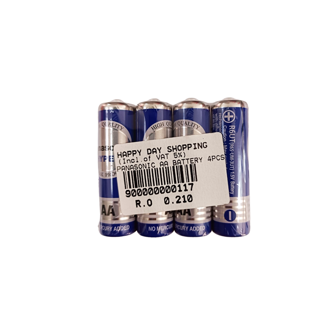 Panasonic Battery AA 4pcs