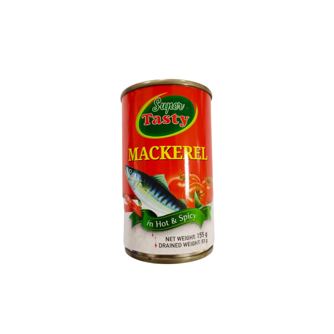 Super Tasty Mackerel in Hot & Spicy Tomato Sauce 155g