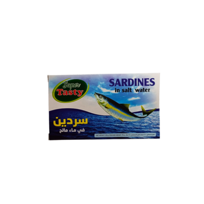 Super Tasty Sardines in Salt Water 155g