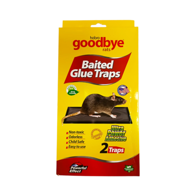 Habro Goodbye Baited Glue Traps for Rat (2pcs)