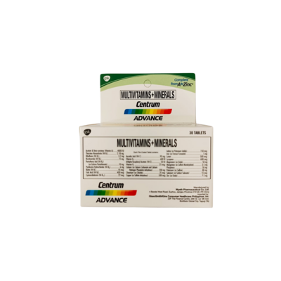 GSK Centrum Advance Multivitamins + Minerals 30 Tablets