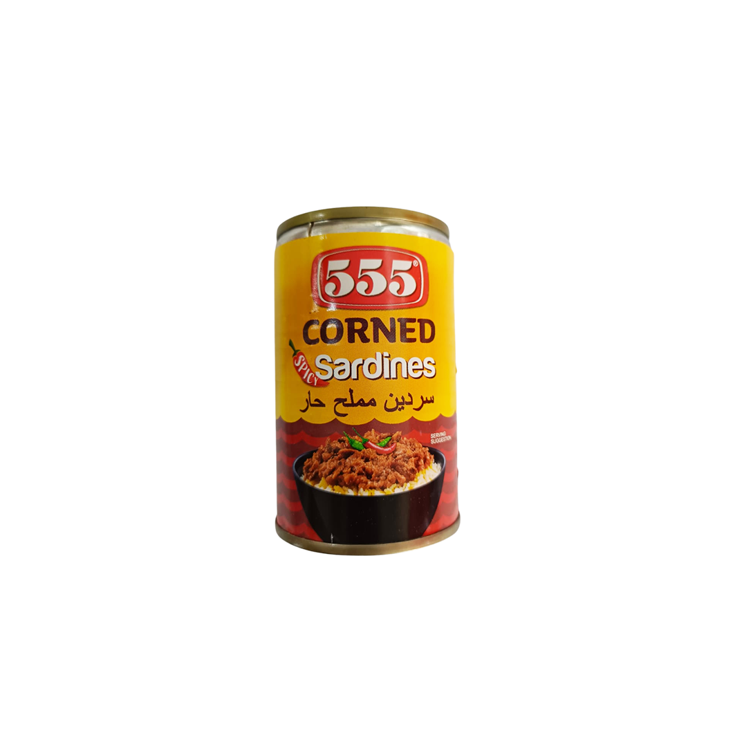 555 Corned Spicy Sardines 155g